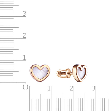 Серьги Пусеты детские