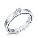 Кольцо из белого золота с бриллиантами