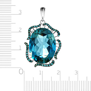 Подвеска из белого золота