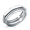 Кольцо из белого золота с бриллиантами