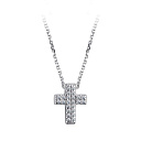 Колье из серебра с фианитами