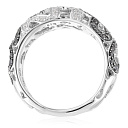 Кольцо из белого золота с бриллиантами