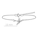 Браслет декоративный из серебра