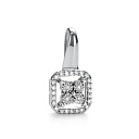 Подвеска из белого золота с бриллиантами