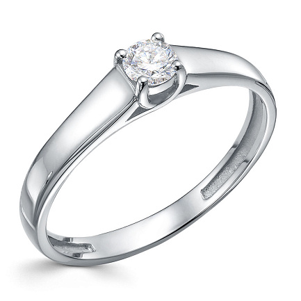 Кольцо из платины с бриллиантом