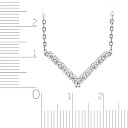 Колье из белого золота с бриллиантами