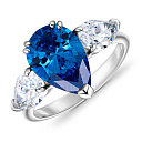 Кольцо из серебра с цирконием