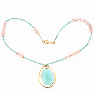Колье из серебра
