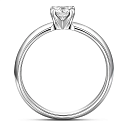 Кольцо из белого золота с бриллиантом