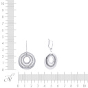 Серьги из серебра с кошачьим глазом
