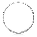 Кольцо обручальное из белого золота с бриллиантами