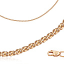 Цепь автомат из серебра, плетение восьмёрка