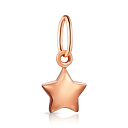 Подвеска из красного золота