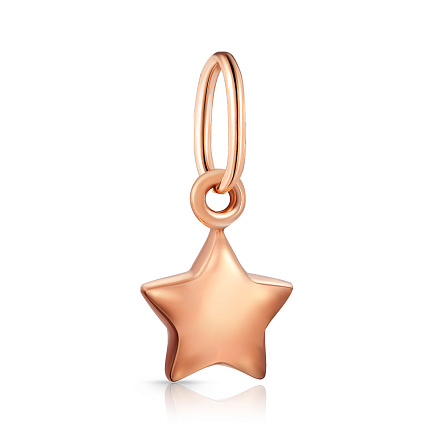 Подвеска из красного золота