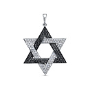 Подвеска из белого золота с бриллиантами