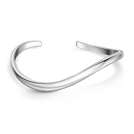 Браслет декоративный из серебра