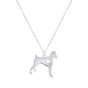 Колье из серебра