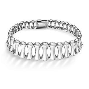 Браслет декоративный из серебра