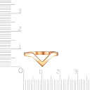 Кольцо из красного золота