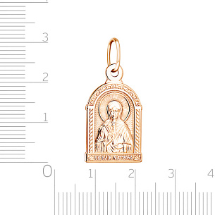 Иконка Святая Матрона из золота