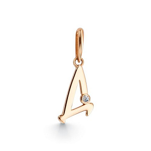 Подвеска из красного золота