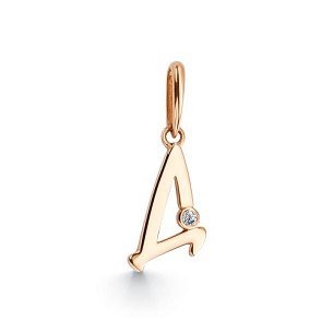 Подвеска из красного золота