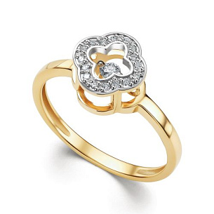 Кольцо из желтого золота