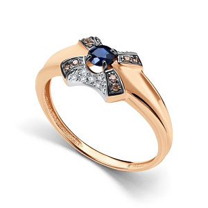 Кольцо из красного золота