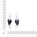 Серьги из серебра с эмалью