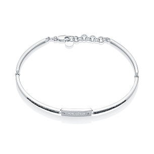 Браслет декоративный из белого золота