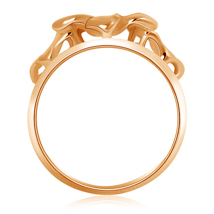 Кольцо из красного золота