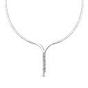 Колье из белого золота с бриллиантами