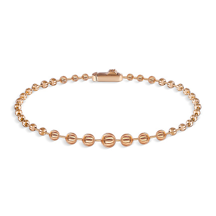 Браслет из красного золота