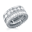 Кольцо из белого золота с бриллиантами