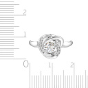 Кольцо из белого золота с бриллиантами