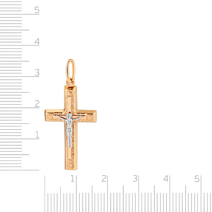 Крест из красного золота