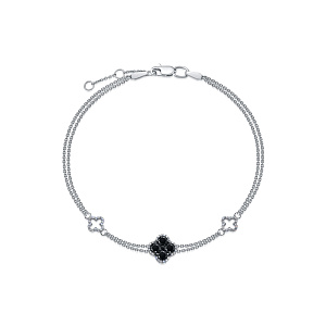 Браслет из белого золота с бриллиантами