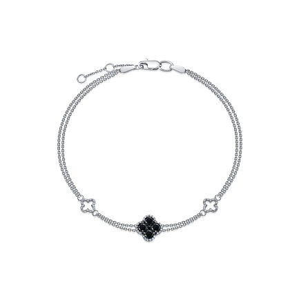 Браслет из белого золота с бриллиантами