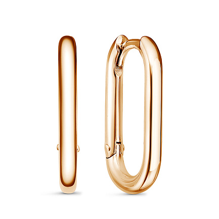 Серьги из красного золота