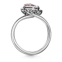 Кольцо из белого золота с бриллиантами