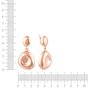 Серьги из серебра с позолотой