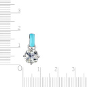 Подвеска из серебра с эмалью