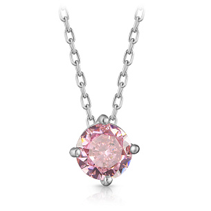 Колье из серебра с цирконием