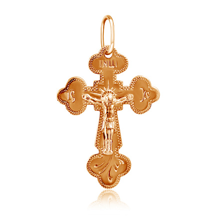 Крест из красного золота
