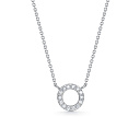 Колье из белого золота с бриллиантами