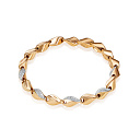 Браслет из красного золота с бриллиантами