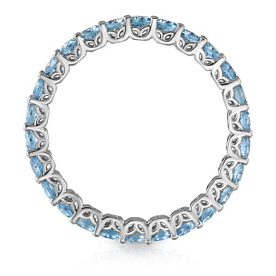 Кольцо из серебра с цирконием