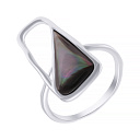 Кольцо из серебра с перламутром