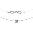 Колье из белого золота с бриллиантами