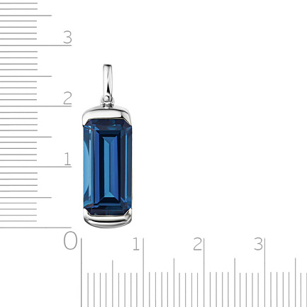 Подвеска из белого золота